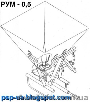 Разбрасыватель удобрений минеральных РУМ - 0,5 - <ro>Изображение</ro><ru>Изображение</ru> #1, <ru>Объявление</ru> #133638