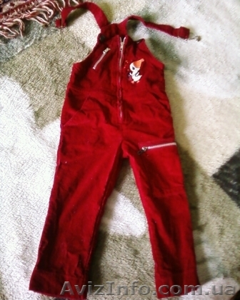 Вельветовый комбинезон детский - <ro>Изображение</ro><ru>Изображение</ru> #1, <ru>Объявление</ru> #204158