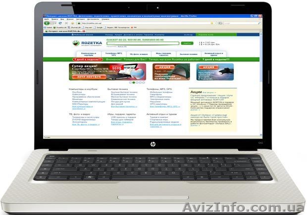 продаю Ноутбук HP G62-A05er (XC683EA) + сумка для ноутбука Case Logic 16'' (PBCI - <ro>Изображение</ro><ru>Изображение</ru> #1, <ru>Объявление</ru> #311598