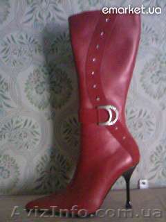 Продам сапоги демисизонние кожанные - <ro>Изображение</ro><ru>Изображение</ru> #1, <ru>Объявление</ru> #582415