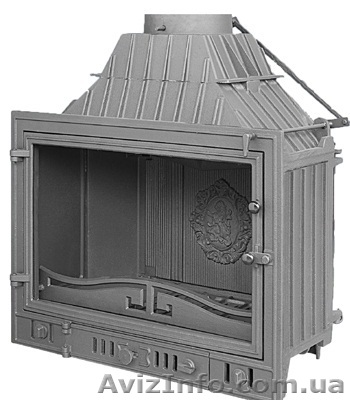 Каминная чугунная топка Kaw-Met W3 14 кВт - <ro>Изображение</ro><ru>Изображение</ru> #1, <ru>Объявление</ru> #830641