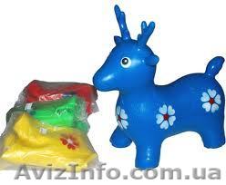 Детский надувной резиновый прыгун Олень 1280 гр (в кульке) - <ro>Изображение</ro><ru>Изображение</ru> #1, <ru>Объявление</ru> #844346