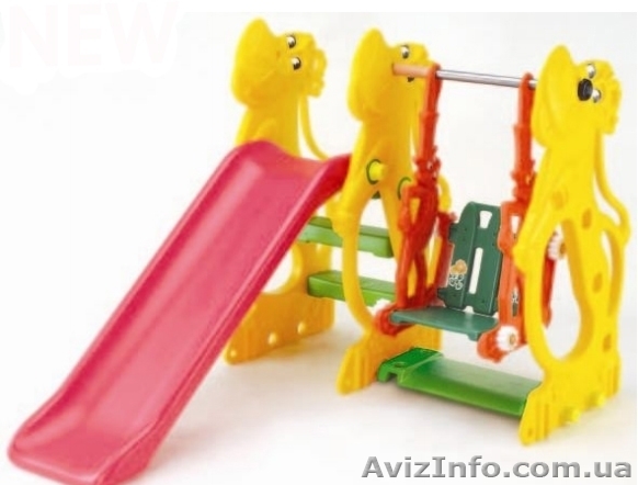 детская горка бегемот с качелькой.ching-ching. - <ro>Изображение</ro><ru>Изображение</ru> #1, <ru>Объявление</ru> #861685