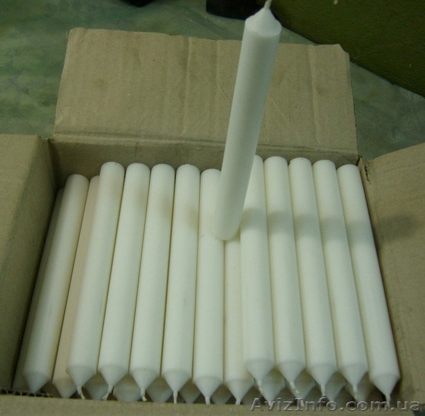 Свечи столовые белые - <ro>Изображение</ro><ru>Изображение</ru> #1, <ru>Объявление</ru> #1193116