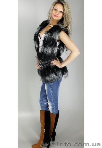 Жилет Джулия пряжка цвет Чернобурка № 44 - <ro>Изображение</ro><ru>Изображение</ru> #1, <ru>Объявление</ru> #1222482