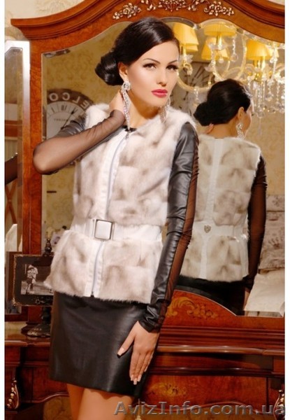 Жилет под норку Грация пряжка серый - <ro>Изображение</ro><ru>Изображение</ru> #1, <ru>Объявление</ru> #1222485