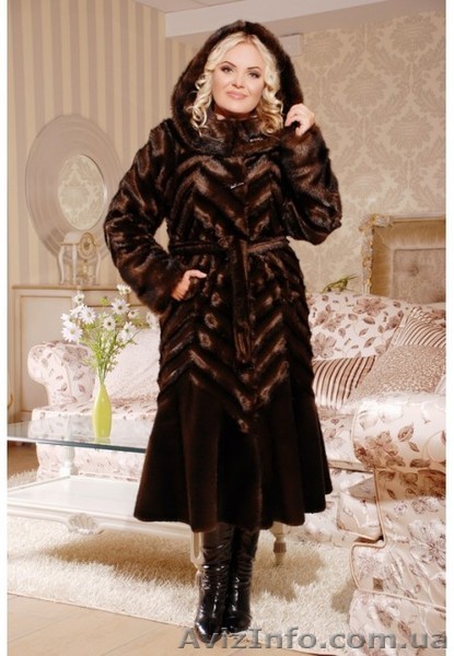 Шуба Анастасия (коричневый) - <ro>Изображение</ro><ru>Изображение</ru> #1, <ru>Объявление</ru> #1222355