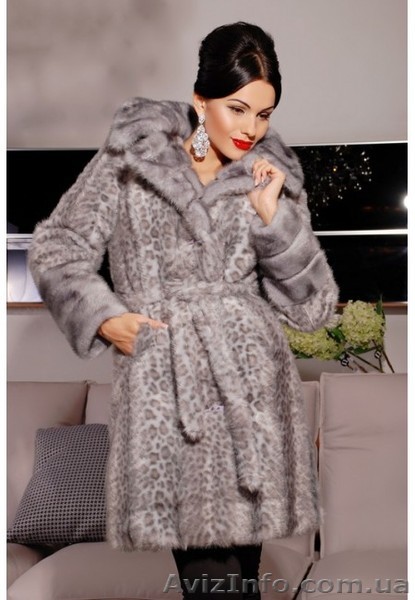 Шуба Марселла (серый леопард ) - <ro>Изображение</ro><ru>Изображение</ru> #1, <ru>Объявление</ru> #1222530