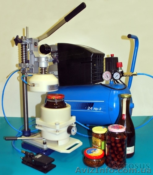 АКЦИЯ на полуавтомат для вакуумной укупорки банок и бутылок  - <ro>Изображение</ro><ru>Изображение</ru> #1, <ru>Объявление</ru> #1232228