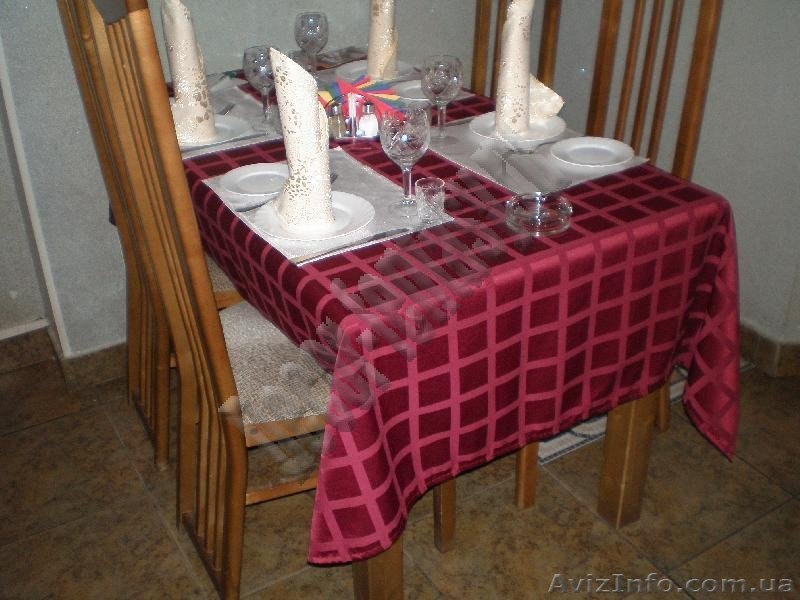 Скатерть из ткани "Журавинка" - <ro>Изображение</ro><ru>Изображение</ru> #1, <ru>Объявление</ru> #1183825