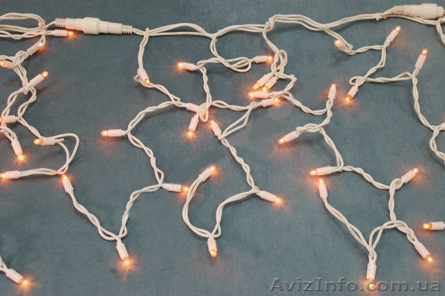 Бахрома 3х0.6м тепло-белая с мерцанием. IP65 - <ro>Изображение</ro><ru>Изображение</ru> #1, <ru>Объявление</ru> #1493485