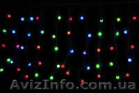 Светодиодная гирлянда «Штора шарики» 3*1,8м  мульти - <ro>Изображение</ro><ru>Изображение</ru> #1, <ru>Объявление</ru> #1493482