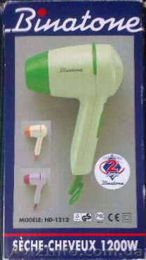 Фен Binatone HD 1212                                      .. - <ro>Изображение</ro><ru>Изображение</ru> #1, <ru>Объявление</ru> #1495852