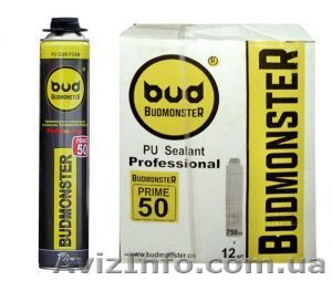Продаю монтажную пену BudmonsteR - <ro>Изображение</ro><ru>Изображение</ru> #1, <ru>Объявление</ru> #1563914