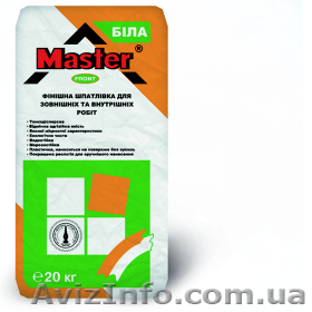"Mастер Front" беспесчаная белая фасад 20кг - <ro>Изображение</ro><ru>Изображение</ru> #1, <ru>Объявление</ru> #1572664