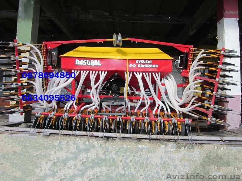 Пневматическая сеялка Mistral 6D Compakt прицепная .  - <ro>Изображение</ro><ru>Изображение</ru> #1, <ru>Объявление</ru> #1589653