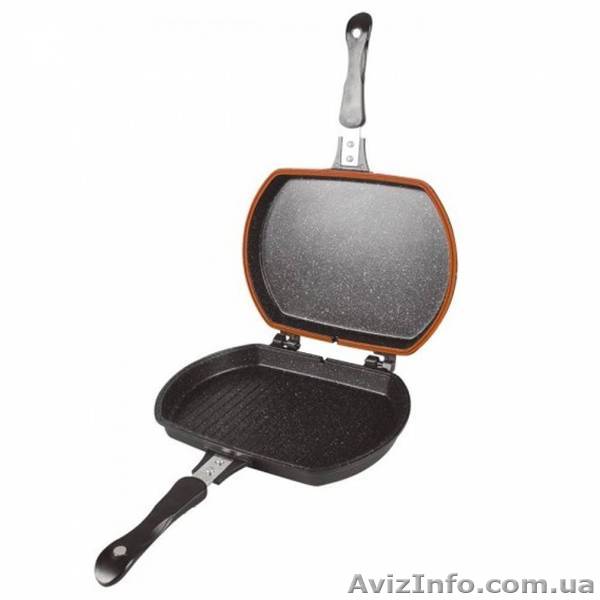 сковорода Berlinger Haus с мраморным покрытием - гриль д.28см BH-1144/2 - <ro>Изображение</ro><ru>Изображение</ru> #1, <ru>Объявление</ru> #1599349