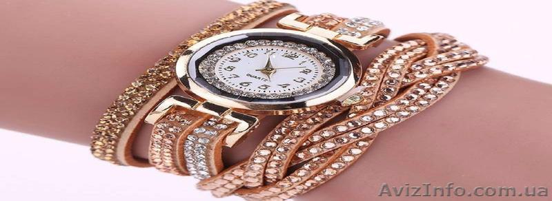 Распродажа! Женские часы браслет со стразами - <ro>Изображение</ro><ru>Изображение</ru> #1, <ru>Объявление</ru> #1642010