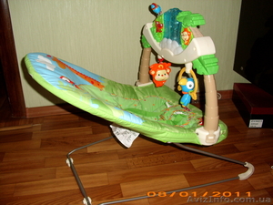 музыкальное кресло-качалка FISHER-PRICE джунгли - <ro>Изображение</ro><ru>Изображение</ru> #2, <ru>Объявление</ru> #139721