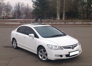 Автомобиль для свадьбы Honda Civic белого цвета - <ro>Изображение</ro><ru>Изображение</ru> #1, <ru>Объявление</ru> #504704