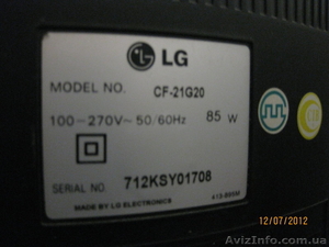 Телевизор цветной LG Модель: CF-21G20 - <ro>Изображение</ro><ru>Изображение</ru> #3, <ru>Объявление</ru> #714347