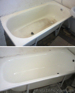 Жидким акрилом реставрировать ванну