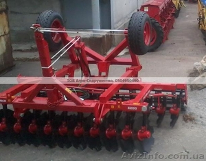 Борона дисковая прицепная Паллада 3200 + каток (3, 2 метра)