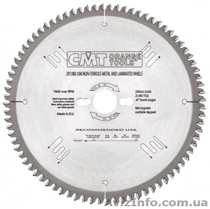 Дисковые пилы СМТ для порезки цветных металлов,  пластиков