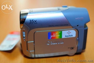 Продается видеокамера Canon MD-120 - <ro>Изображение</ro><ru>Изображение</ru> #1, <ru>Объявление</ru> #1257535