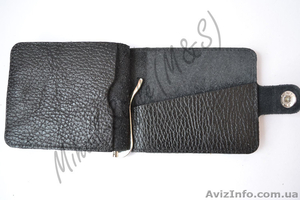Рифлёный кожаный мужской зажим для купюр ST Leather Accessories - <ro>Изображение</ro><ru>Изображение</ru> #3, <ru>Объявление</ru> #1294182