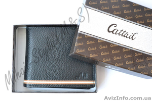 Стильный чёрный мужской кошелёк Cattail - <ro>Изображение</ro><ru>Изображение</ru> #3, <ru>Объявление</ru> #1294189