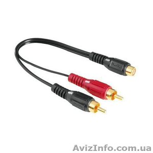Кабель HAMA 44115 Audio Adapter 2RCA Plugs-RCA Jack - <ro>Изображение</ro><ru>Изображение</ru> #1, <ru>Объявление</ru> #1420217