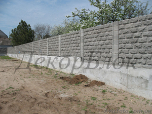 Забор из шлакоблока цена  - <ro>Изображение</ro><ru>Изображение</ru> #2, <ru>Объявление</ru> #1449207