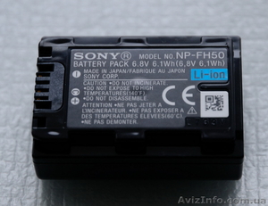 аккумулятор Sony HP-FH50 оригинал - <ro>Изображение</ro><ru>Изображение</ru> #2, <ru>Объявление</ru> #1495901