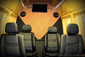 Переоборудование переделка салона микроавтобуса буса,  переобладнання авто