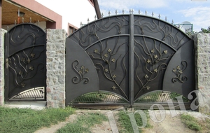 Ворота кованые с калиткой - <ro>Изображение</ro><ru>Изображение</ru> #1, <ru>Объявление</ru> #1687540