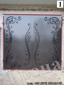 ворота гаражные металлические кованые - <ro>Изображение</ro><ru>Изображение</ru> #1, <ru>Объявление</ru> #1690455