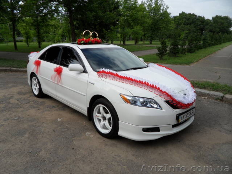 Белоснежные свадебные автомобили Toyota Camry Hybrid и Hyundai Tucson - <ro>Изображение</ro><ru>Изображение</ru> #6, <ru>Объявление</ru> #216366