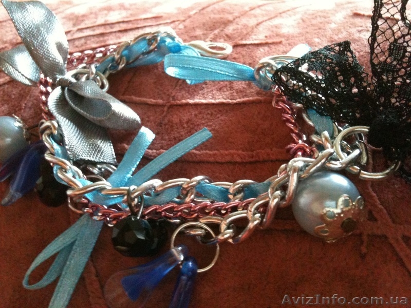 Браслет с голубой лентой - <ro>Изображение</ro><ru>Изображение</ru> #3, <ru>Объявление</ru> #330793