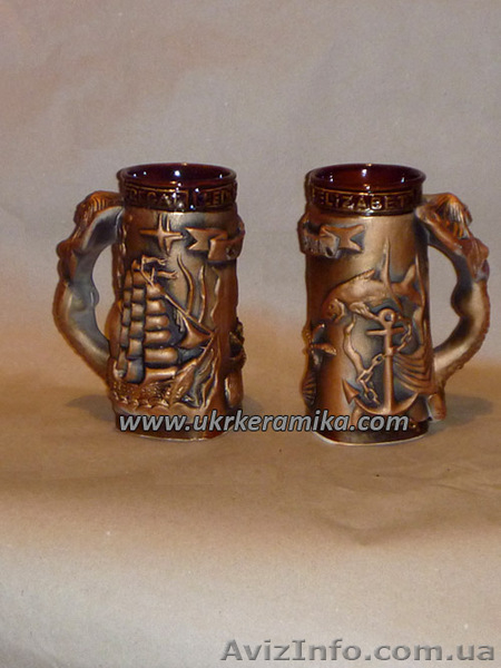 Продам пивные керамические кружки оптом - <ro>Изображение</ro><ru>Изображение</ru> #3, <ru>Объявление</ru> #444491