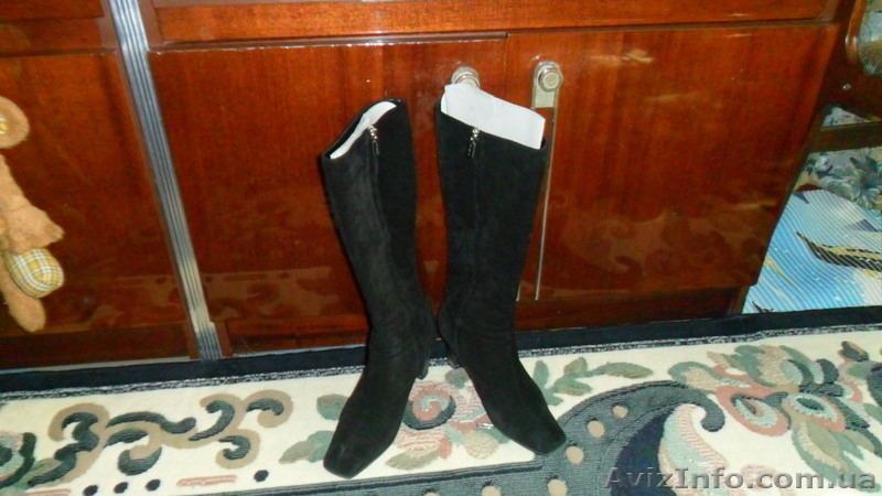 Сапоги замшевые пр-во Италия. - <ro>Изображение</ro><ru>Изображение</ru> #3, <ru>Объявление</ru> #483481