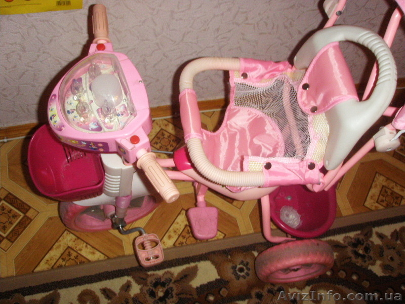 Велосипед детский розовый - <ro>Изображение</ro><ru>Изображение</ru> #3, <ru>Объявление</ru> #593952