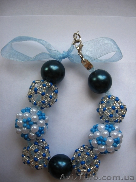 Набор из бисера Серьги, Бусы, Браслет - <ro>Изображение</ro><ru>Изображение</ru> #3, <ru>Объявление</ru> #741280