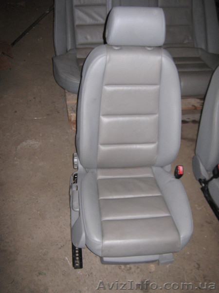 Салон Audi А4 серая кожа - <ro>Изображение</ro><ru>Изображение</ru> #4, <ru>Объявление</ru> #810446