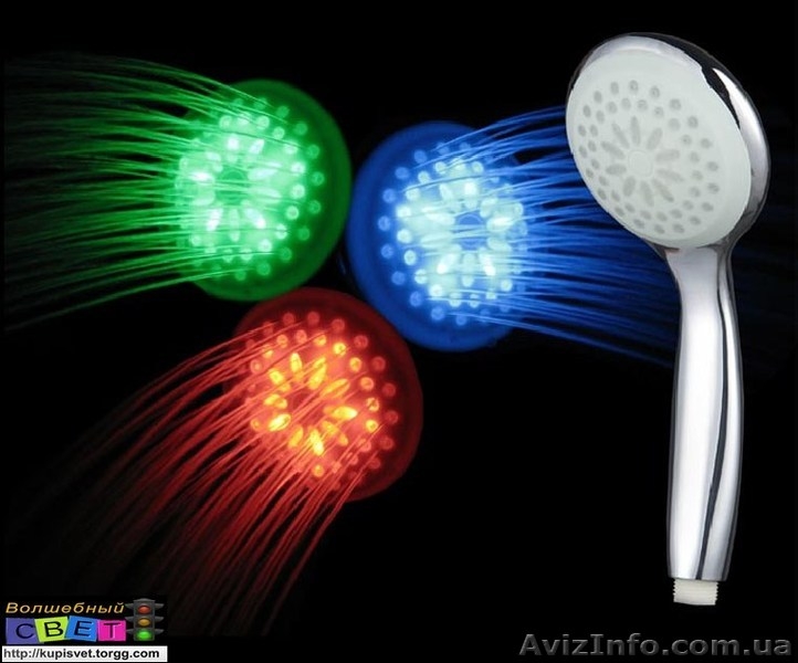 Светодиодная насадка на душ - <ro>Изображение</ro><ru>Изображение</ru> #3, <ru>Объявление</ru> #863842