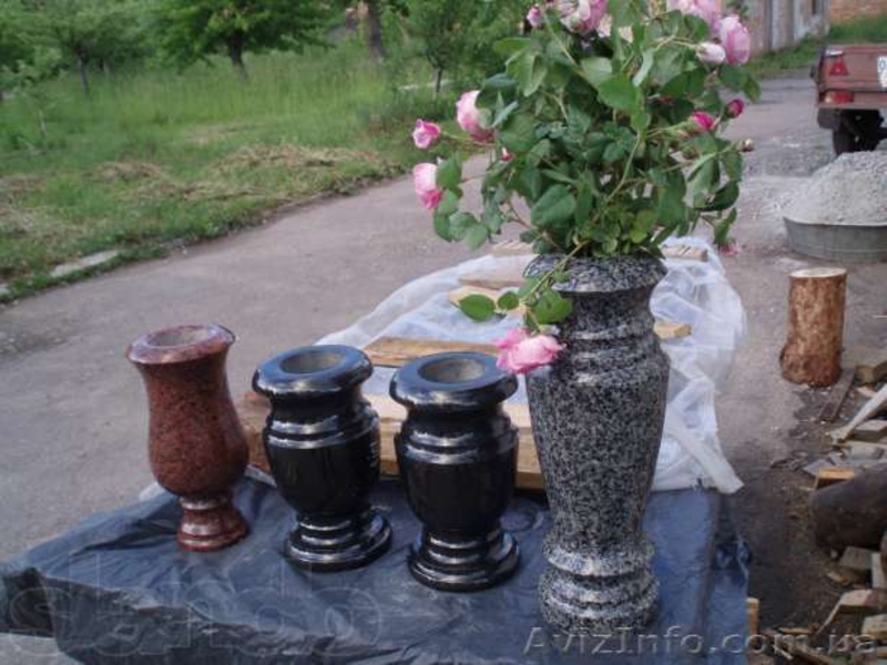 Гранитные вазы оптом от 130 грн - <ro>Изображение</ro><ru>Изображение</ru> #4, <ru>Объявление</ru> #915506