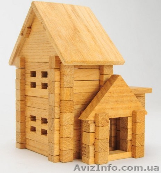 Конструктор "Домик с гаражом" ТМ Игротеко - <ro>Изображение</ro><ru>Изображение</ru> #3, <ru>Объявление</ru> #951428