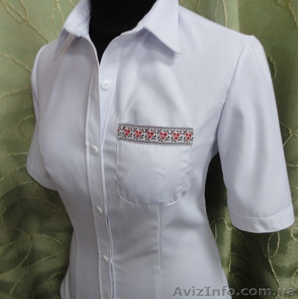 Вышиванка деловая с вышитой тесьмой - <ro>Изображение</ro><ru>Изображение</ru> #10, <ru>Объявление</ru> #1232523