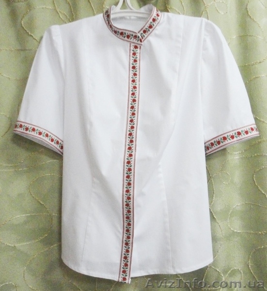 Вышиванка деловая с вышитой тесьмой - <ro>Изображение</ro><ru>Изображение</ru> #6, <ru>Объявление</ru> #1232523