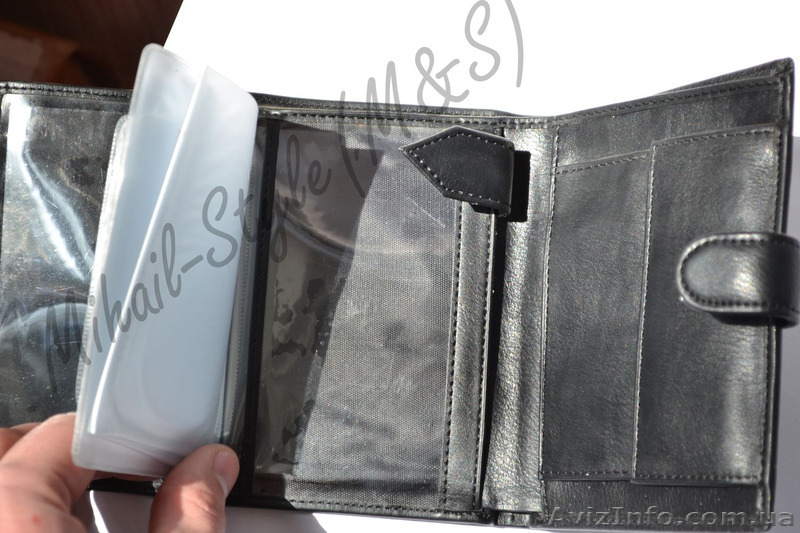 Чёрный кожаный мужской кошелёк werlima с монетницей - <ro>Изображение</ro><ru>Изображение</ru> #6, <ru>Объявление</ru> #1294135